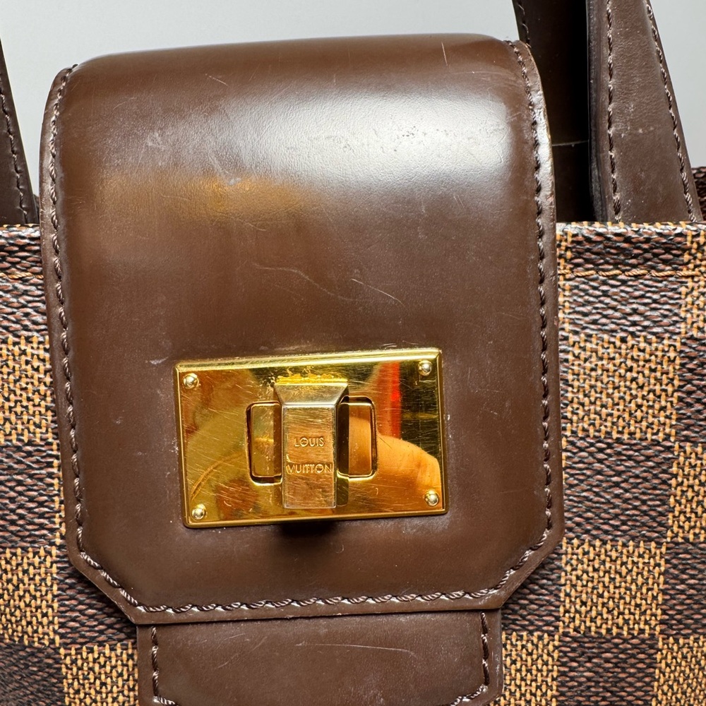 SOLD Louis Vuitton Damier Ebene Cabas Rosebery Tote/Shoulder Bag - Picture 11 of 16